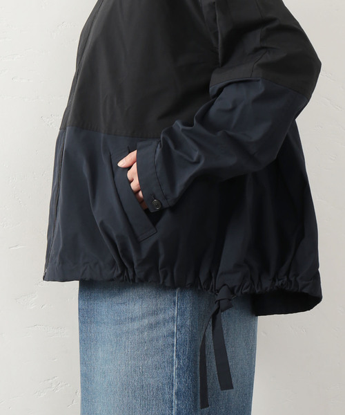 JOURNAL STANDARD LUXE（ジャーナルスタンダード　ラックス）の「メモリータフタ フードブルゾン（ブルゾン・レディース・ブラック/カーキ・SMALL/MEDIUM）」の19枚目の写真