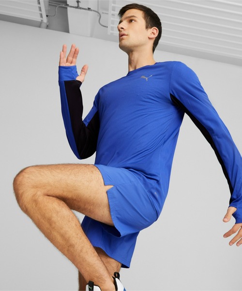 PUMA（プーマ）の「PUMA プーマ メンズ ランニング ラン フェイバリット 長袖 Tシャツ（Tシャツ/カットソー・メンズ・ブラック/ブルー系その他・X-LARGE/XX-LARGE/LARGE/MEDIUM/SMALL/X-SMALL）」の2枚目の写真