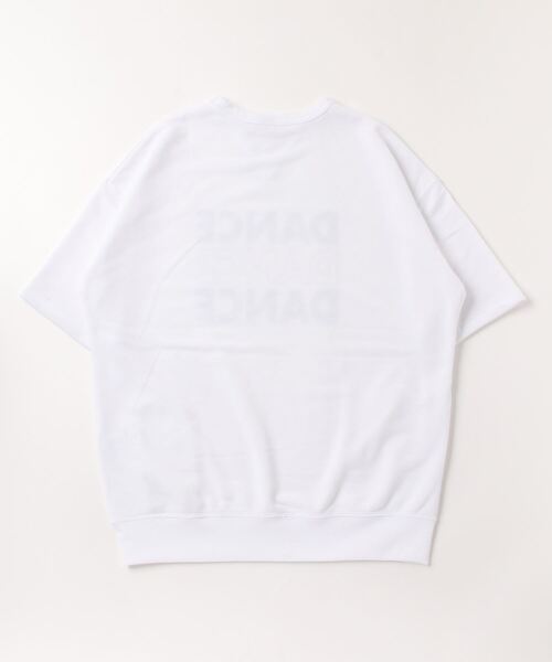 TIGORA（ティゴラ）の「ティゴラ TIGORA クルーネックスウェットTシャツ（Tシャツ/カットソー・メンズ・ホワイト/ネイビー・M/L/LL）」の3枚目の写真