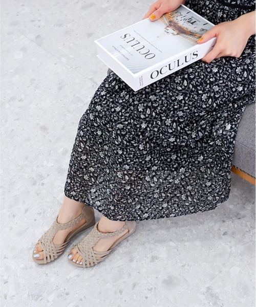 MODE KAORI(モードカオリ)の「【本革】メッシュウェッジサンダル/21473(サンダル・レディース・グレイッシュベージュ/プラチナム/ブラウン/ブラック・22.5cm/23cm/23.5cm/24cm/24.5cm/25cm/25.5cm)」の20枚目の写真