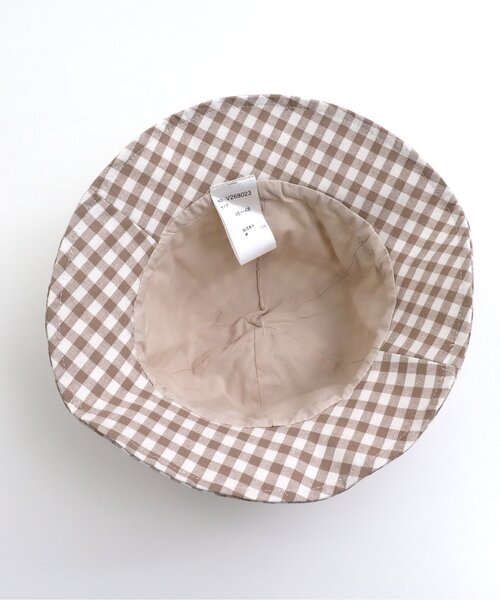 apres les cours（アプレレクール）の「3柄まんまるアウトドアハット_UVカット（ハット・キッズ・ミント/ベージュ/アイボリー・50/48/54）」の9枚目の写真