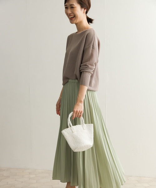 URBAN RESEARCH DOORS / アーバンリサーチ ドアーズ コットンボートネックガーターKNIT URBAN RESEARCH DOORS｜コットンボートネックガーターKNIT