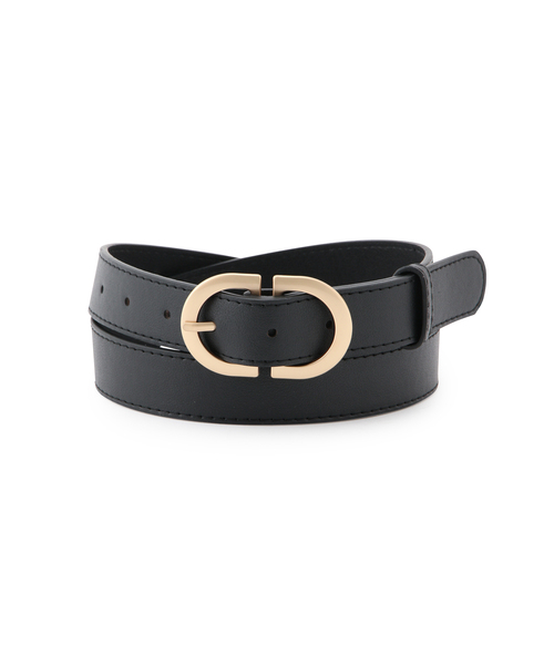 VIS(ビス)の「【追加】28mmダブルDバックルベルト(ベルト・レディース・ブラック/ダークブラウン/ベージュ/ブラウン系その他・FREE)」の9枚目の写真