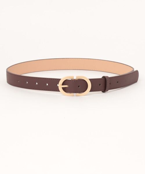 VIS(ビス)の「【追加】28mmダブルDバックルベルト(ベルト・レディース・ブラック/ダークブラウン/ベージュ/ブラウン系その他・FREE)」の14枚目の写真