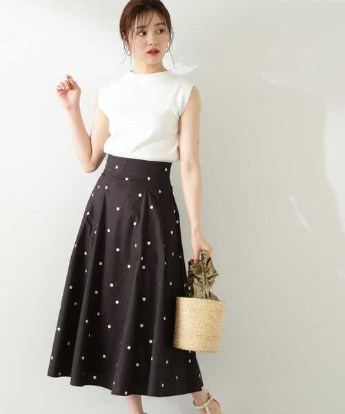 PROPORTION BODY DRESSING（プロポーションボディドレッシング）の「タフタスカート / 1213120407（スカート・レディース・ブラック/ホワイト系その他/ブルー・SMALL/MEDIUM）」の7枚目の写真