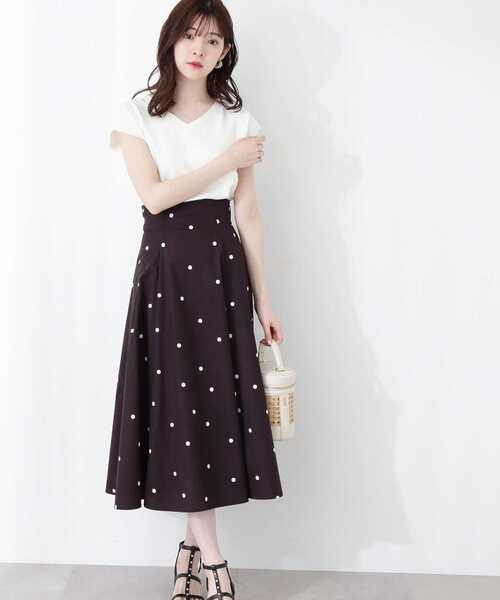 PROPORTION BODY DRESSING（プロポーションボディドレッシング）の「タフタスカート / 1213120407（スカート・レディース・ブラック/ホワイト系その他/ブルー・SMALL/MEDIUM）」の13枚目の写真