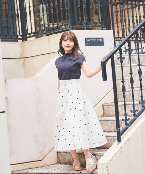 PROPORTION BODY DRESSING（プロポーションボディドレッシング）の「タフタスカート / 1213120407（スカート・レディース・ブラック/ホワイト系その他/ブルー・SMALL/MEDIUM）」の16枚目の写真