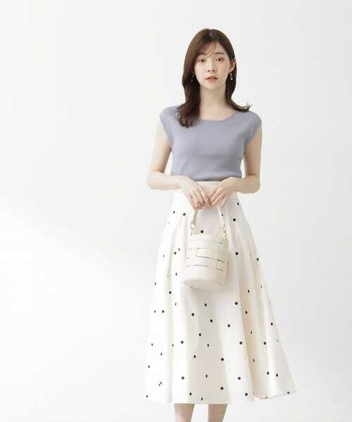 PROPORTION BODY DRESSING（プロポーションボディドレッシング）の「タフタスカート / 1213120407（スカート・レディース・ブラック/ホワイト系その他/ブルー・SMALL/MEDIUM）」の17枚目の写真