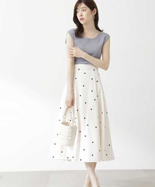 PROPORTION BODY DRESSING（プロポーションボディドレッシング）の「タフタスカート / 1213120407（スカート・レディース・ブラック/ホワイト系その他/ブルー・SMALL/MEDIUM）」の18枚目の写真