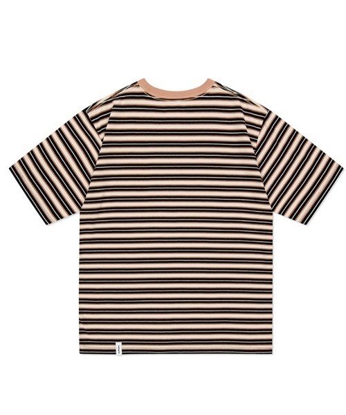 MAHAGRID(マハグリッド)の「『mahagrid/マハグリッド』MGD STRIPED TEE/ボーダー 半袖 カットソー(Tシャツ/カットソー・メンズ・ブルー/グリーン/ブラック・L/M)」の14枚目の写真