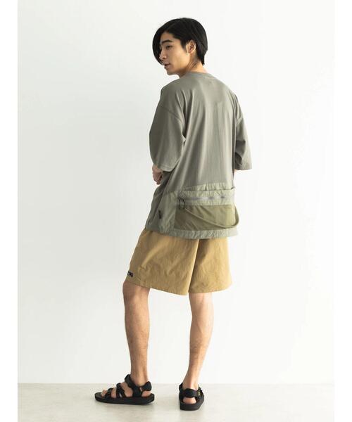 CRAFT STANDARD BOUTIQUE(クラフトスタンダードブティック)の「ナイロン切り替え5/STEE-A(Tシャツ/カットソー・メンズ・オフホワイト/ブラック/オリーブ・M/L/LL)」の11枚目の写真