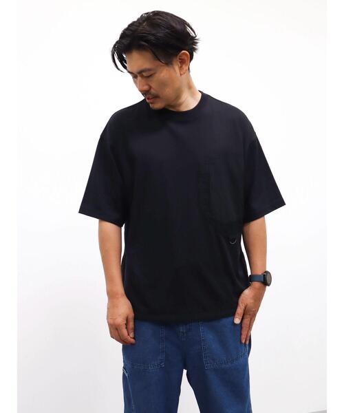 CRAFT STANDARD BOUTIQUE(クラフトスタンダードブティック)の「ナイロン切り替え5/STEE-A(Tシャツ/カットソー・メンズ・オフホワイト/ブラック/オリーブ・M/L/LL)」の12枚目の写真