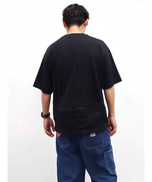 CRAFT STANDARD BOUTIQUE(クラフトスタンダードブティック)の「ナイロン切り替え5/STEE-A(Tシャツ/カットソー・メンズ・オフホワイト/ブラック/オリーブ・M/L/LL)」の15枚目の写真