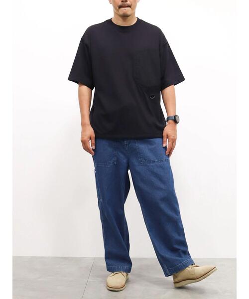 CRAFT STANDARD BOUTIQUE(クラフトスタンダードブティック)の「ナイロン切り替え5/STEE-A(Tシャツ/カットソー・メンズ・オフホワイト/ブラック/オリーブ・M/L/LL)」の17枚目の写真