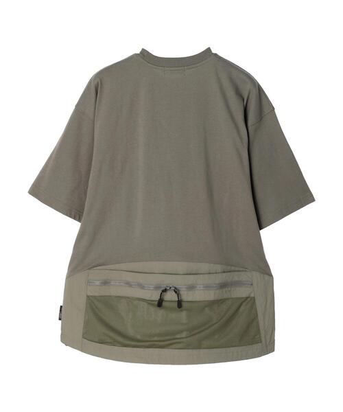 CRAFT STANDARD BOUTIQUE(クラフトスタンダードブティック)の「ナイロン切り替え5/STEE-A(Tシャツ/カットソー・メンズ・オフホワイト/ブラック/オリーブ・M/L/LL)」の22枚目の写真