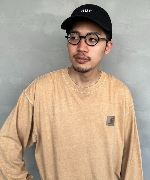 HUF（ハフ）の「[HUF/ハフ] ブランドロゴ刺繍 6パネルキャップ（キャップ・レディース・ブラック/クリーム・ONE SIZE）」の22枚目の写真