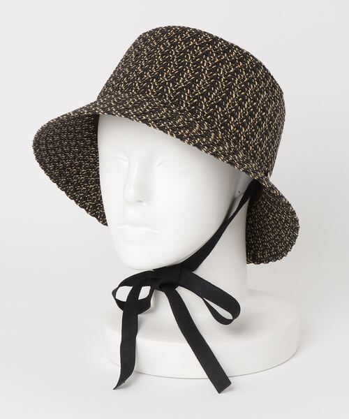 RIKKA FEMME（リッカファーム）の「RIKKA FEMME/リッカファム ハット IPRF23SS05（ハット・レディース・ブラック/マルチ/ベージュ・FREE）」の3枚目の写真