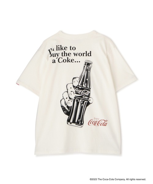 AVIREX(アヴィレックス)の「AVIREX / COKE "70s POP ART" T-SHIRT(Tシャツ/カットソー・メンズ・ホワイト/ブラック・2XL/L/M/XL)」の1枚目の写真