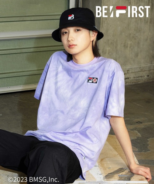 FILA(フィラ)の「【FILA】BFタイダイプリントTシャツ(Tシャツ/カットソー・レディース・パープル/ピンク/ブルー・L/M)」の3枚目の写真