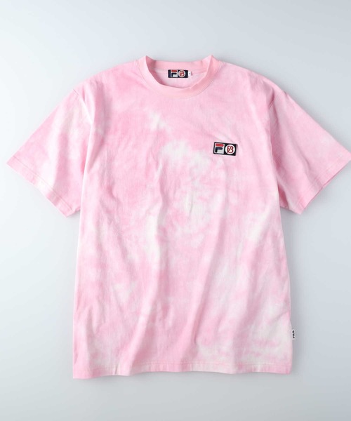 FILA(フィラ)の「【FILA】BFタイダイプリントTシャツ(Tシャツ/カットソー・レディース・パープル/ピンク/ブルー・L/M)」の1枚目の写真