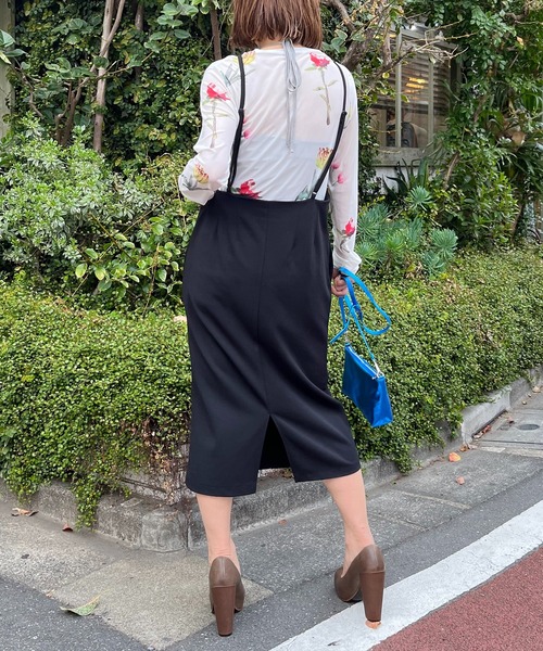 mi via loca(ミヴィアロカ)の「ストレッチキャミワンピース(ワンピース・レディース・ブラック/ライトグリーン/ブラウン・FREE)」の7枚目の写真