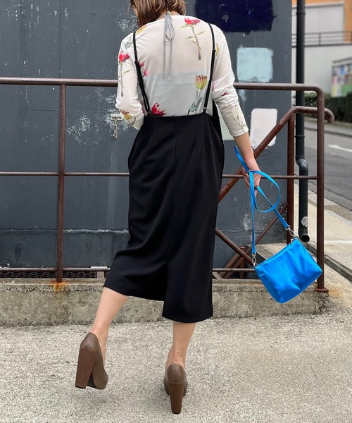mi via loca(ミヴィアロカ)の「ストレッチキャミワンピース(ワンピース・レディース・ブラック/ライトグリーン/ブラウン・FREE)」の19枚目の写真