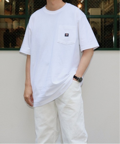 Dickies(ディッキーズ)の「DICKIES SKATEBOARDING/ディッキーズスケートボーディング SB H/W SS POCKET TEEヘビーウェイトSSポケットT-シャツ(Tシャツ/カットソー・メンズ・ブラック/ブラウン/オリーブ/ホワイト・X-LARGE/LARGE/MEDIUM)」の2枚目の写真