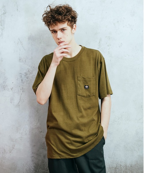Dickies(ディッキーズ)の「DICKIES SKATEBOARDING/ディッキーズスケートボーディング SB H/W SS POCKET TEEヘビーウェイトSSポケットT-シャツ(Tシャツ/カットソー・メンズ・ブラック/ブラウン/オリーブ/ホワイト・X-LARGE/LARGE/MEDIUM)」の17枚目の写真