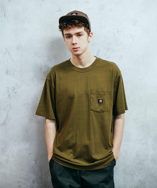 Dickies(ディッキーズ)の「DICKIES SKATEBOARDING/ディッキーズスケートボーディング SB H/W SS POCKET TEEヘビーウェイトSSポケットT-シャツ(Tシャツ/カットソー・メンズ・ブラック/ブラウン/オリーブ/ホワイト・X-LARGE/LARGE/MEDIUM)」の19枚目の写真