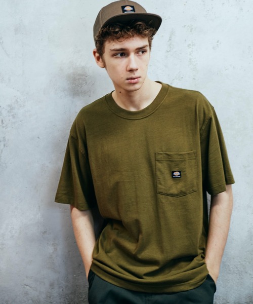Dickies(ディッキーズ)の「DICKIES SKATEBOARDING/ディッキーズスケートボーディング SB H/W SS POCKET TEEヘビーウェイトSSポケットT-シャツ(Tシャツ/カットソー・メンズ・ブラック/ブラウン/オリーブ/ホワイト・X-LARGE/LARGE/MEDIUM)」の20枚目の写真