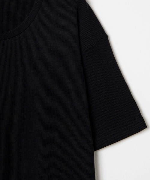 WEGO（ウィゴー）の「WEGO/ワッフルＵネックＴ（Tシャツ/カットソー・メンズ・ブラック/ホワイト・MEDIUM/LARGE）」の19枚目の写真