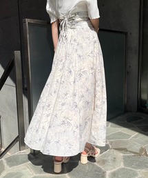 one after another NICE CLAUP | 【S/Mサイズあり】バックレースアップフレアスカート(スカート)