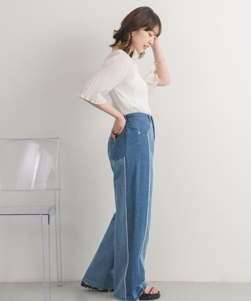 RETRO GIRL(レトロガール)の「【セットアイテム】ラメビスチェ×インナーSET(ニット/セーター・レディース・ホワイト/ブルー/ブラック・FREE)」の10枚目の写真