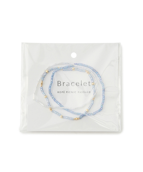ROPE' PICNIC（ロペピクニック）の「カラービーズ3本セットブレスレット（ブレスレット・レディース・ブルー/ピンク・FREE）」の19枚目の写真