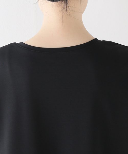 La TOTALITE（ラトータリテ）の「ペプラムプルオーバー5分丈（Tシャツ/カットソー・レディース・ブラック/ホワイト・FREE）」の16枚目の写真