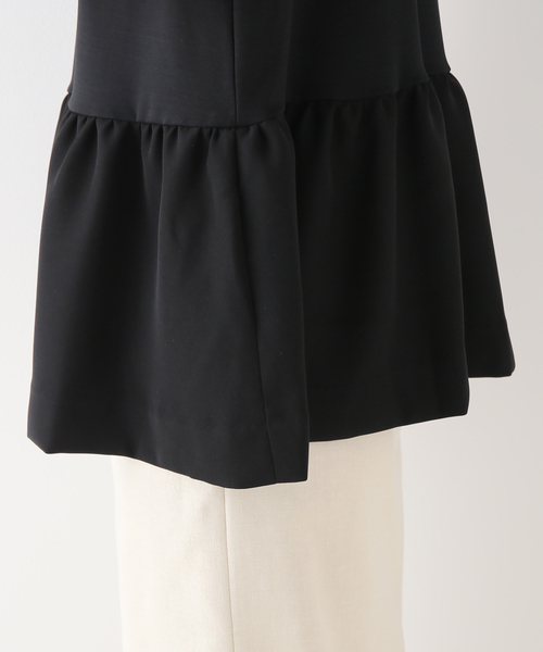 La TOTALITE（ラトータリテ）の「ペプラムプルオーバー5分丈（Tシャツ/カットソー・レディース・ブラック/ホワイト・FREE）」の19枚目の写真