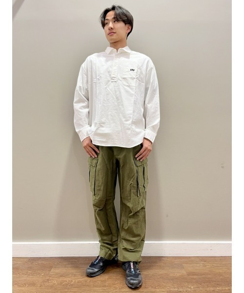 GAP（ギャップ）の「Gapロゴ オックスフォード プルオーバーシャツ（シャツ/ブラウス・メンズ・ブラック/ホワイト/ライトブルー・XL/S/M/L/XS）」の11枚目の写真