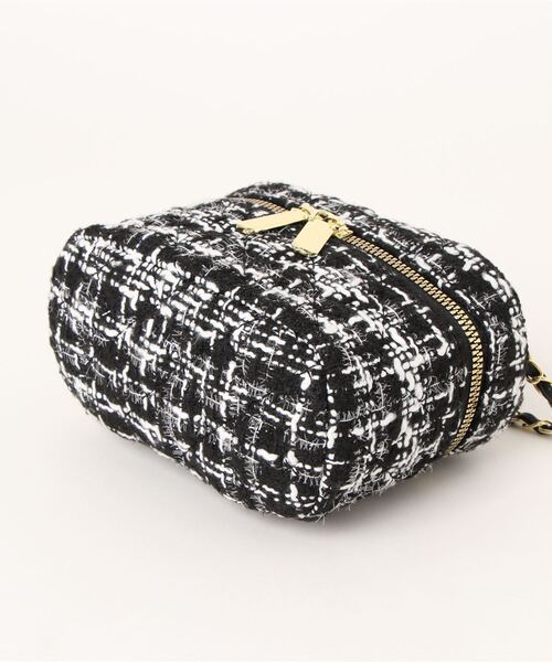florist（フローリスト）の「【2WAY】レディムードなツイードバニティバッグ/ミニハンドバッグ/ショルダーバッグ（ハンドバッグ・レディース・カラフル/ブラック系1/ホワイト系1/ブラック系2・FREE）」の20枚目の写真