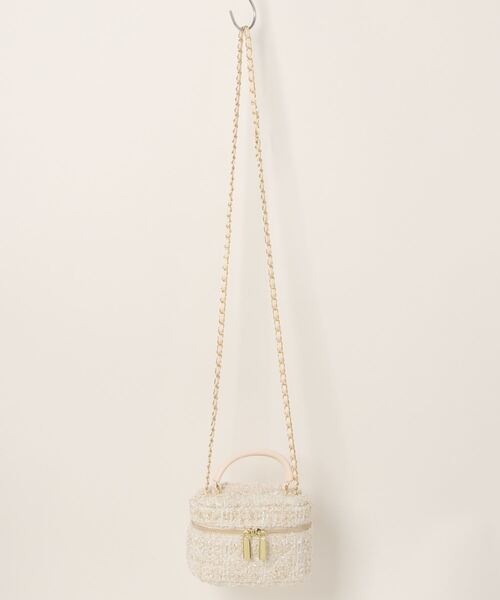 florist（フローリスト）の「【2WAY】レディムードなツイードバニティバッグ/ミニハンドバッグ/ショルダーバッグ（ハンドバッグ・レディース・カラフル/ブラック系1/ホワイト系1/ブラック系2・FREE）」の22枚目の写真