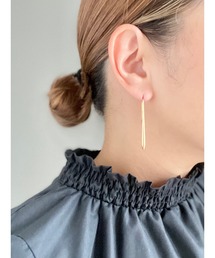 『NoY.ノイ』金属アレルギー対応/ シンプルピアス/ゴールド/シルバー