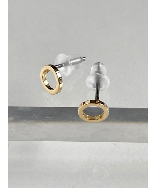 CERCA(チェルカ)の「『NoY.ノイ』金属アレルギー対応/ シンプルピアス/ゴールド/シルバー(ピアス(両耳用)・レディース・B/G/F/A/D/C/E/H・FREE)」の7枚目の写真