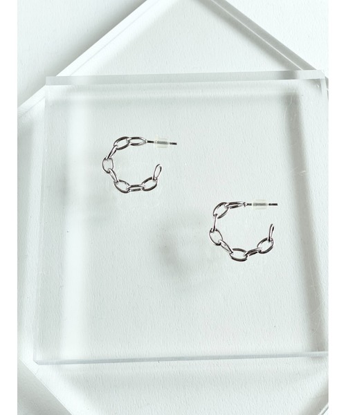 CERCA(チェルカ)の「『NoY.ノイ』金属アレルギー対応/ シンプルピアス/ゴールド/シルバー(ピアス(両耳用)・レディース・B/G/F/A/D/C/E/H・FREE)」の8枚目の写真