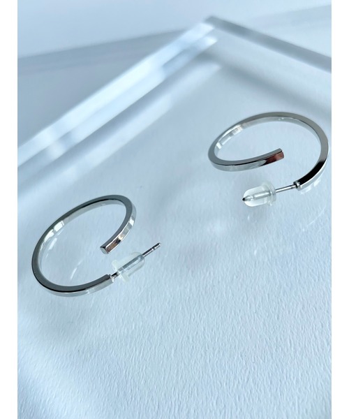 CERCA(チェルカ)の「『NoY.ノイ』金属アレルギー対応/ シンプルピアス/ゴールド/シルバー(ピアス(両耳用)・レディース・B/G/F/A/D/C/E/H・FREE)」の10枚目の写真