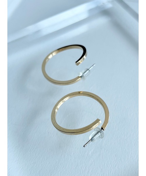 CERCA(チェルカ)の「『NoY.ノイ』金属アレルギー対応/ シンプルピアス/ゴールド/シルバー(ピアス(両耳用)・レディース・B/G/F/A/D/C/E/H・FREE)」の14枚目の写真