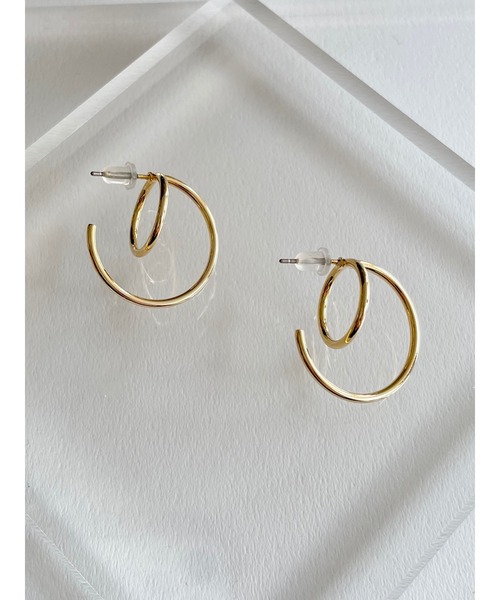 CERCA(チェルカ)の「『NoY.ノイ』金属アレルギー対応/ シンプルピアス/ゴールド/シルバー(ピアス(両耳用)・レディース・B/G/F/A/D/C/E/H・FREE)」の17枚目の写真