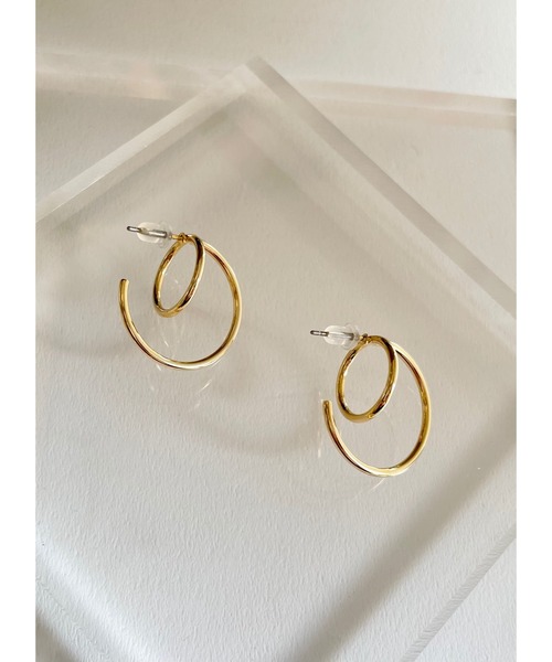 CERCA(チェルカ)の「『NoY.ノイ』金属アレルギー対応/ シンプルピアス/ゴールド/シルバー(ピアス(両耳用)・レディース・B/G/F/A/D/C/E/H・FREE)」の18枚目の写真