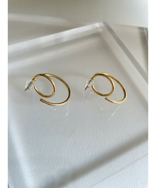 CERCA(チェルカ)の「『NoY.ノイ』金属アレルギー対応/ シンプルピアス/ゴールド/シルバー(ピアス(両耳用)・レディース・B/G/F/A/D/C/E/H・FREE)」の21枚目の写真