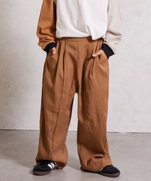 PAIRMANON STREET（ペアマノンストリート）の「ワイド センターステッチ スラックス パンツ【PAIRMANON STREET】（スラックス）」