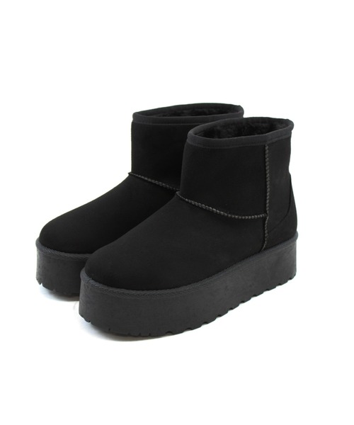 VIVIAN（ヴィヴィアン）の「厚底ムートンブーツ（ブーツ・レディース・ブラック系その他3/グレー系その他3/イエロー系その他6/ベージュ系その他3・L/S/LL/M）」の18枚目の写真