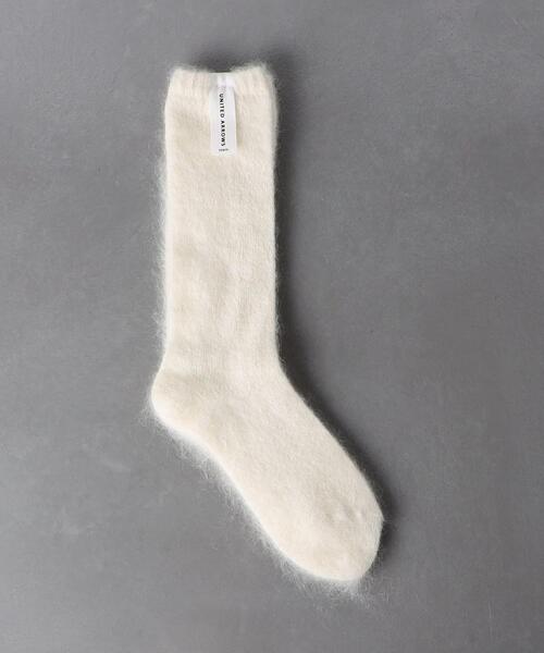 UNITED ARROWS（ユナイテッドアローズ）の「ヘアリー ソックス（ソックス/靴下・レディース・オフホワイト/ピンク/コバルトブルー/グレー・FREE）」の2枚目の写真